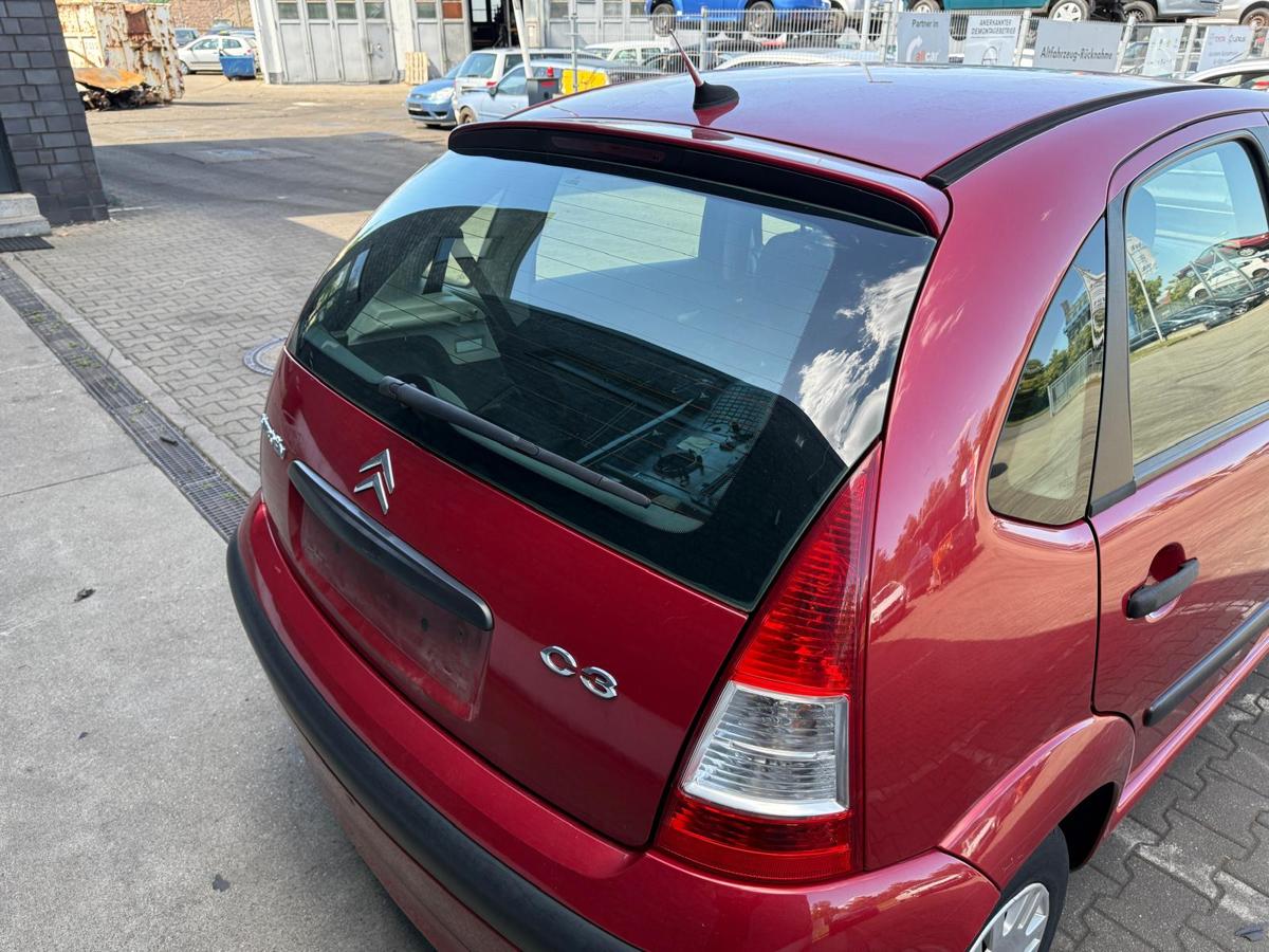 Citroen C3 original Heckklappe mit Scheibe EKQ Luziferrot Rohbau BJ08